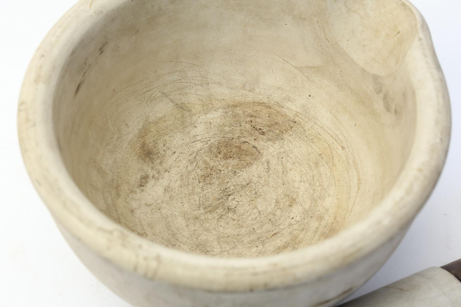 large mortar and pestle