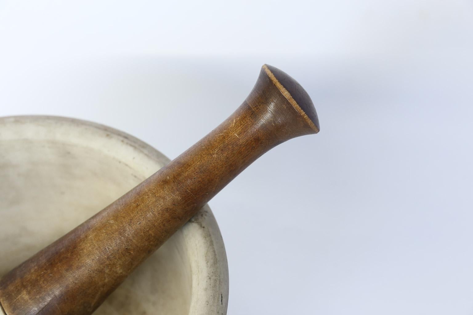 20th Century Large French Mortar and Pestle