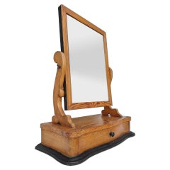 Large French Napoleon III Period Table Mirror With Drawer, circa 1880