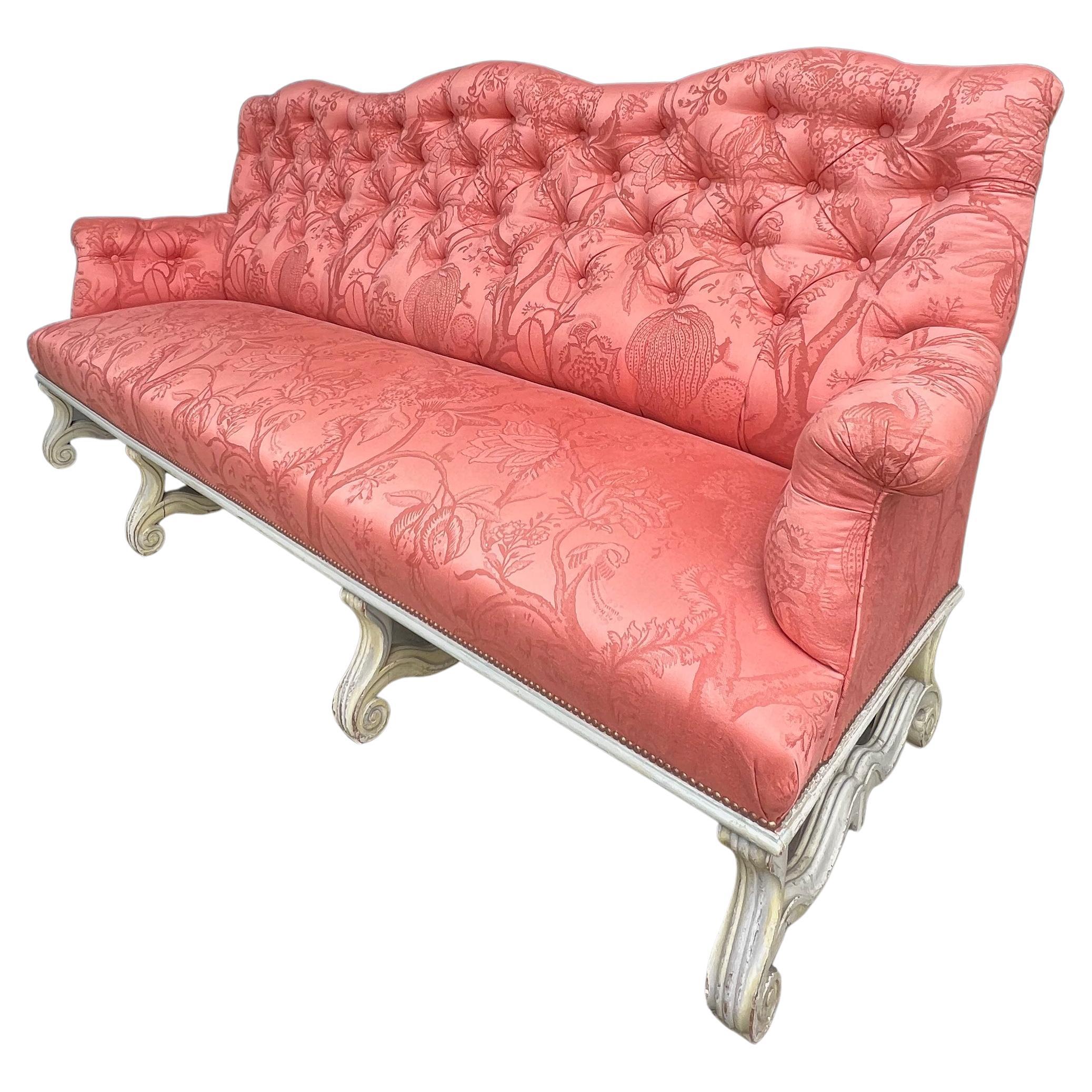 Large French Neo-Baroque Style Sofa