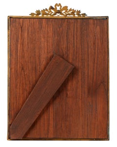 Grande cornice per quadri in bronzo dorato in stile neoclassico francese