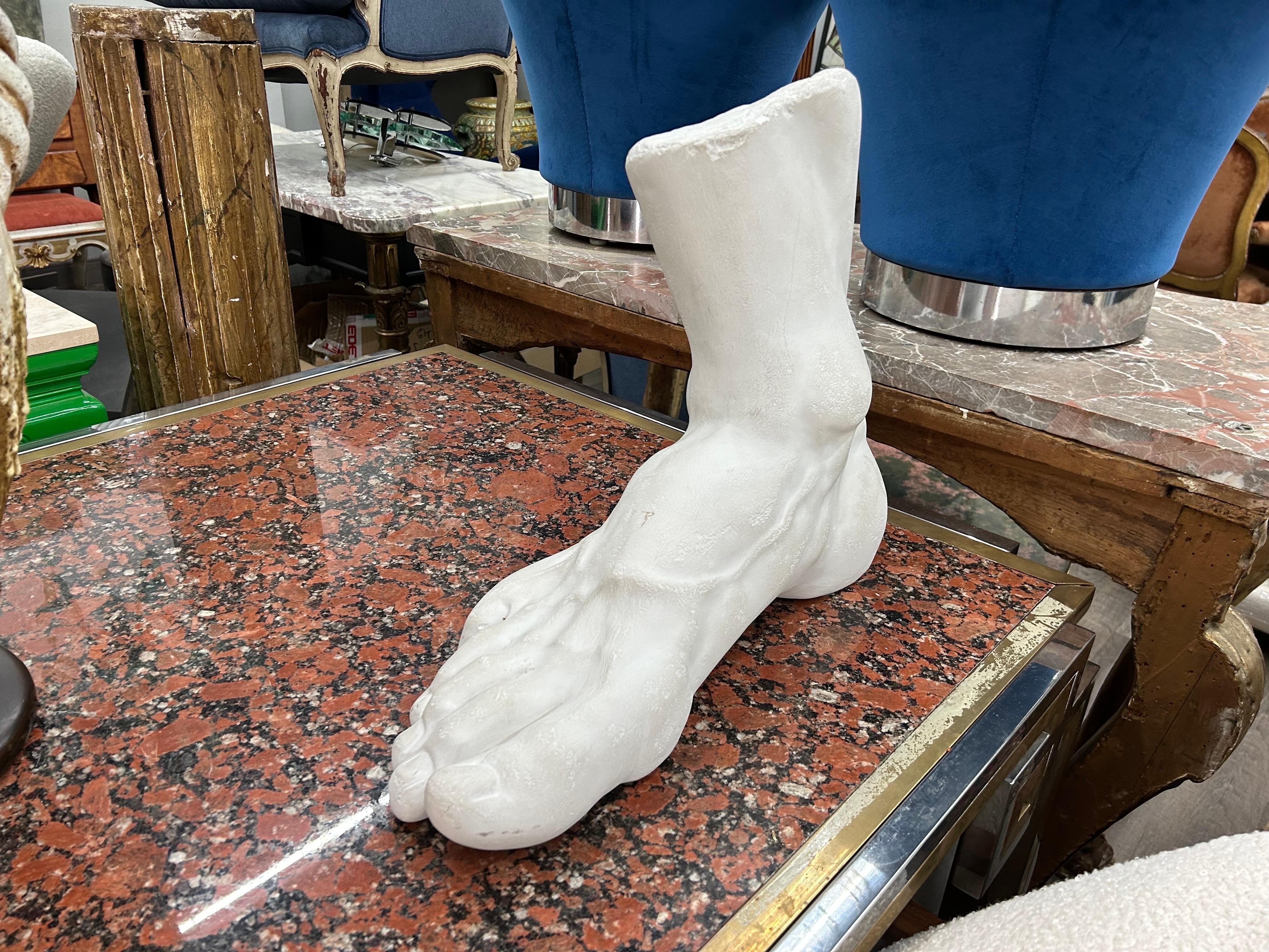 plaster on foot