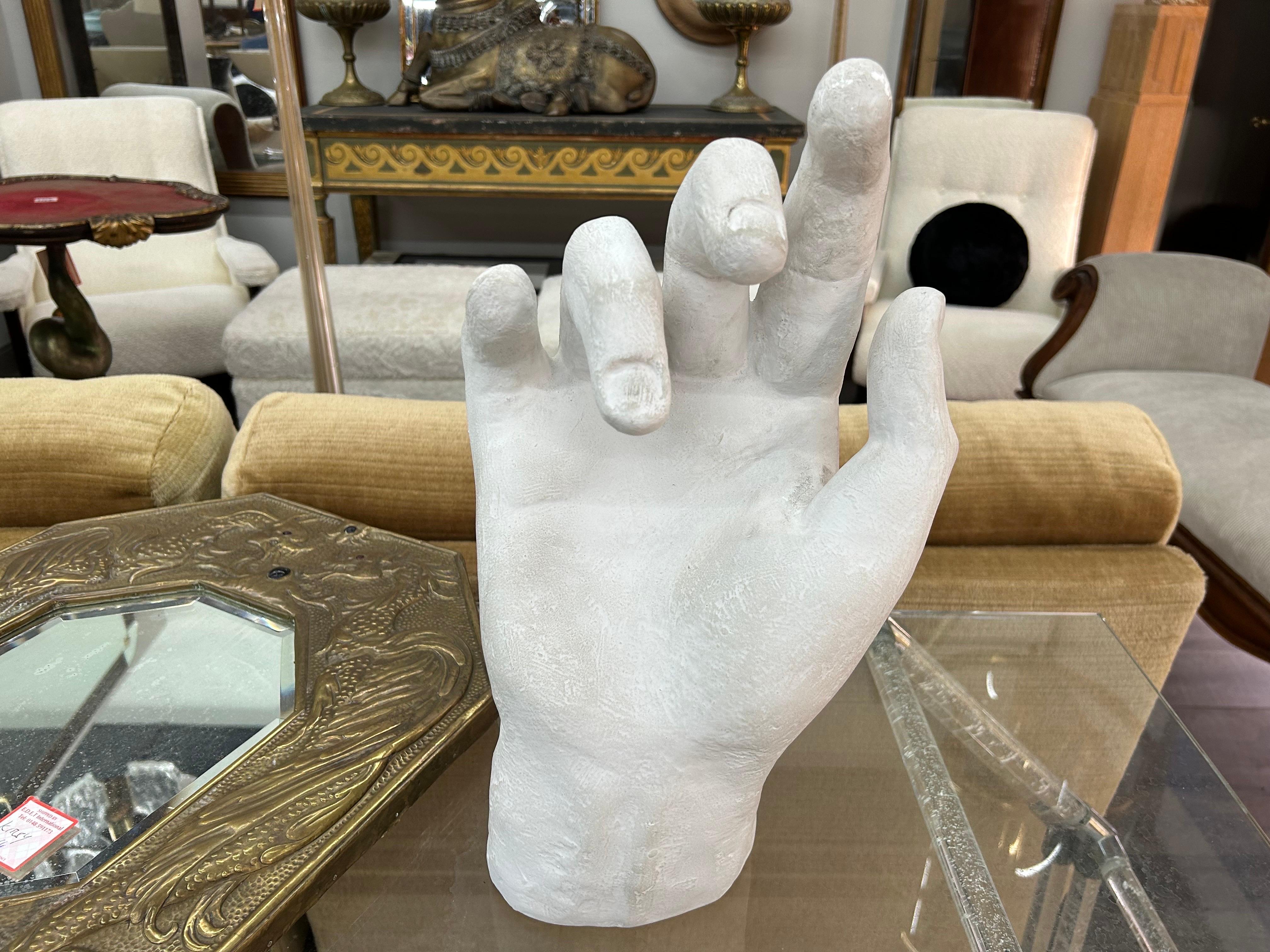 Grande scultura a mano in gesso francese in stile neoclassico in vendita 3