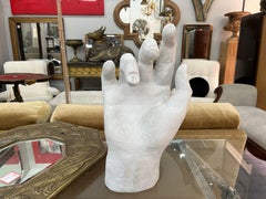 Large French Neoclassical Style Plaster Hand Sculpture