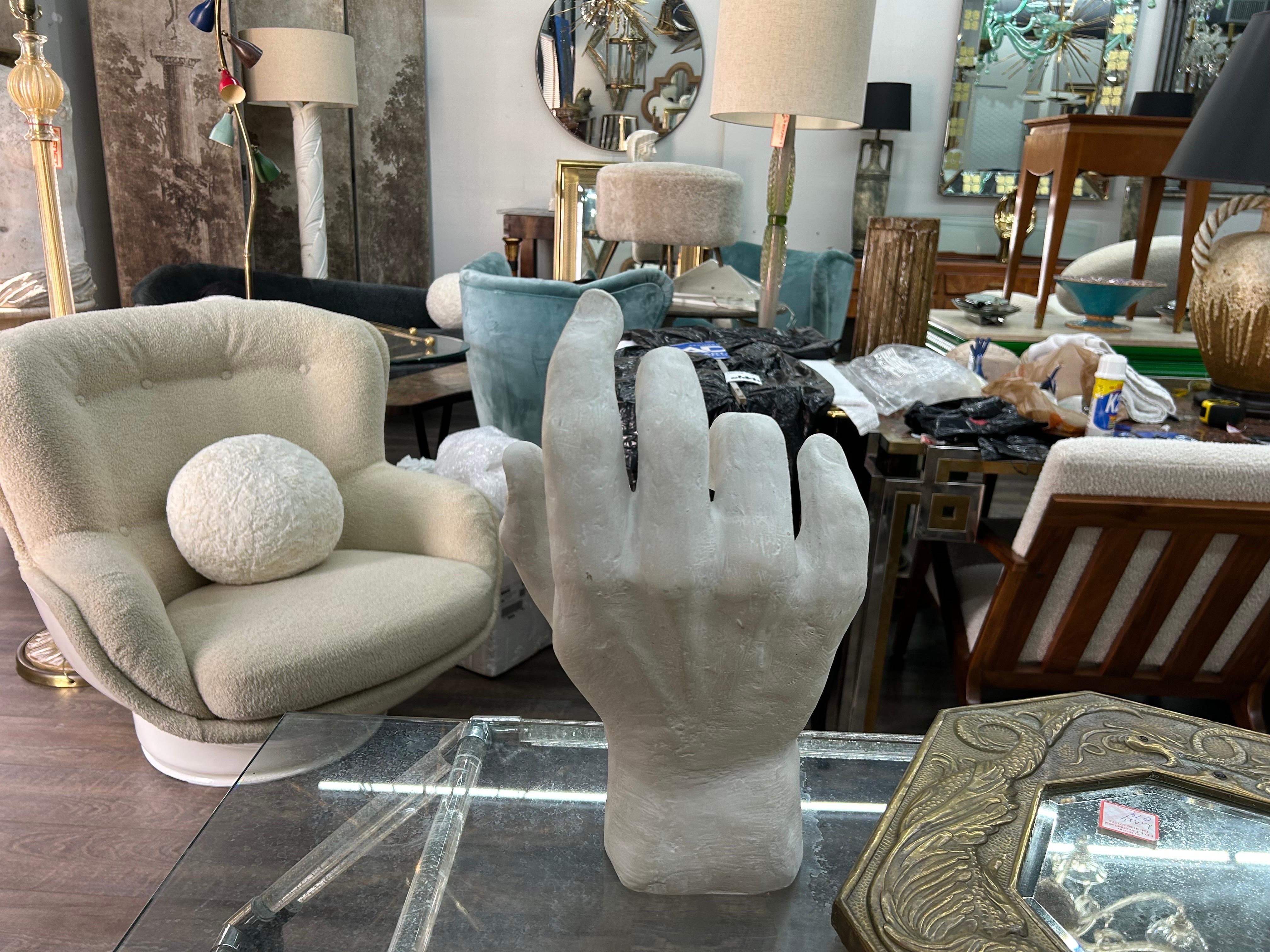 Grande scultura a mano in gesso francese in stile neoclassico in vendita 2