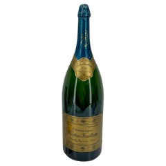 Used Large French Nicolas Feuillatte Magnum Champagne Bottle 