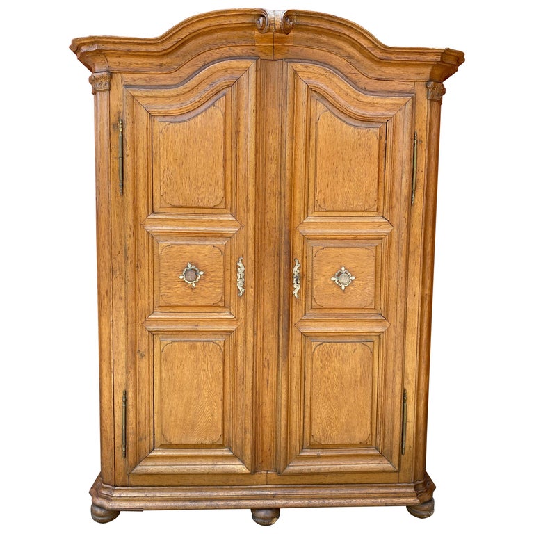 Large Impressive French Oak Armoire For Sale at 1stDibs | solid oak armoire  for sale, armoire for sale