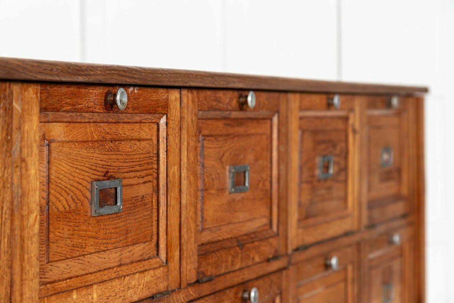 Large French Oak Haberdashery Drawers / Cabinet / Console For Sale 6