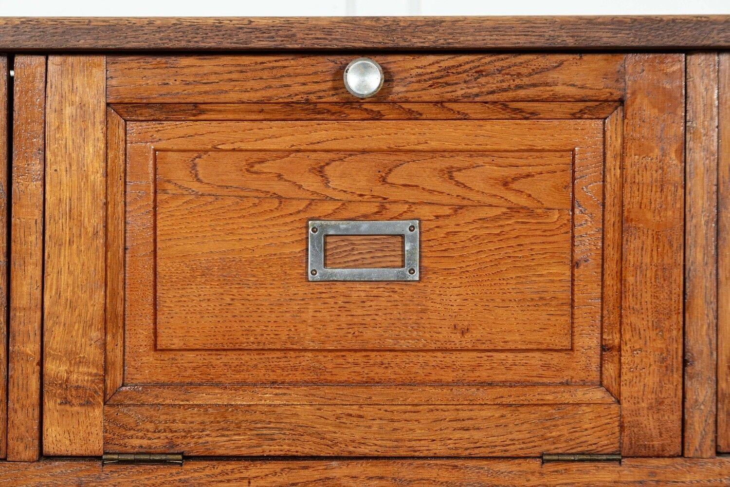 Large French Oak Haberdashery Drawers / Cabinet / Console For Sale 9