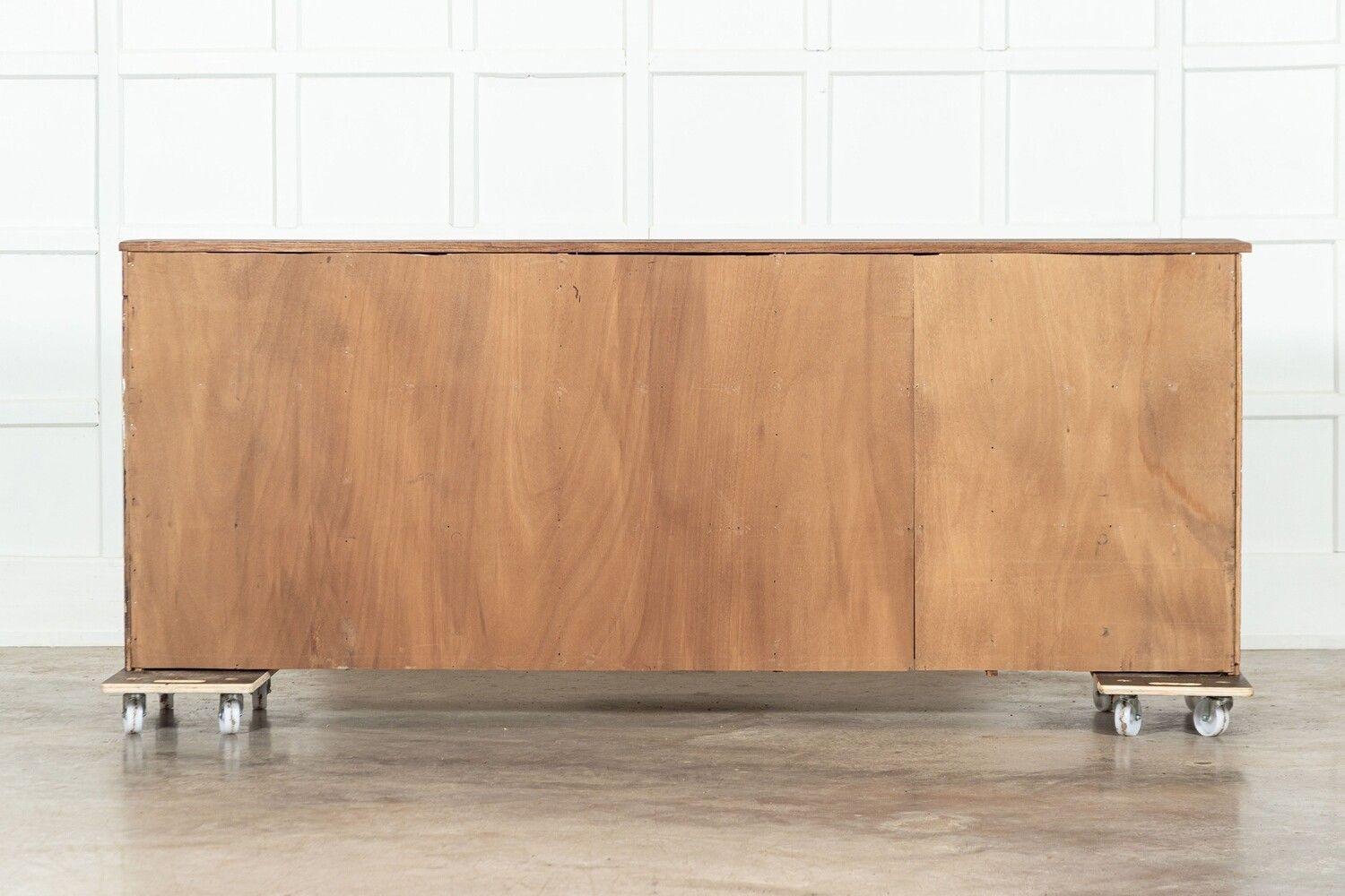 Grande cassettiera/armadio/console di merceria in Oak francese in vendita 9