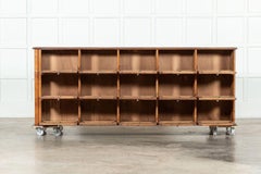 Large French Oak Haberdashery Drawers / Cabinet / Console