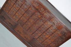 Large French Oak Notary Apothecary Cabinet / Filing Cabinet, 1920/30s