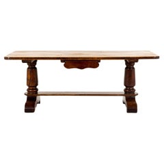 Antique Large French Oak Refectory Table