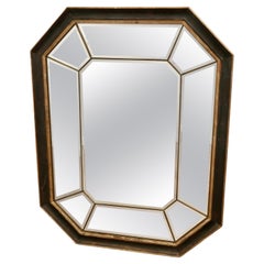 Large French Octagonal Cushion Mirror