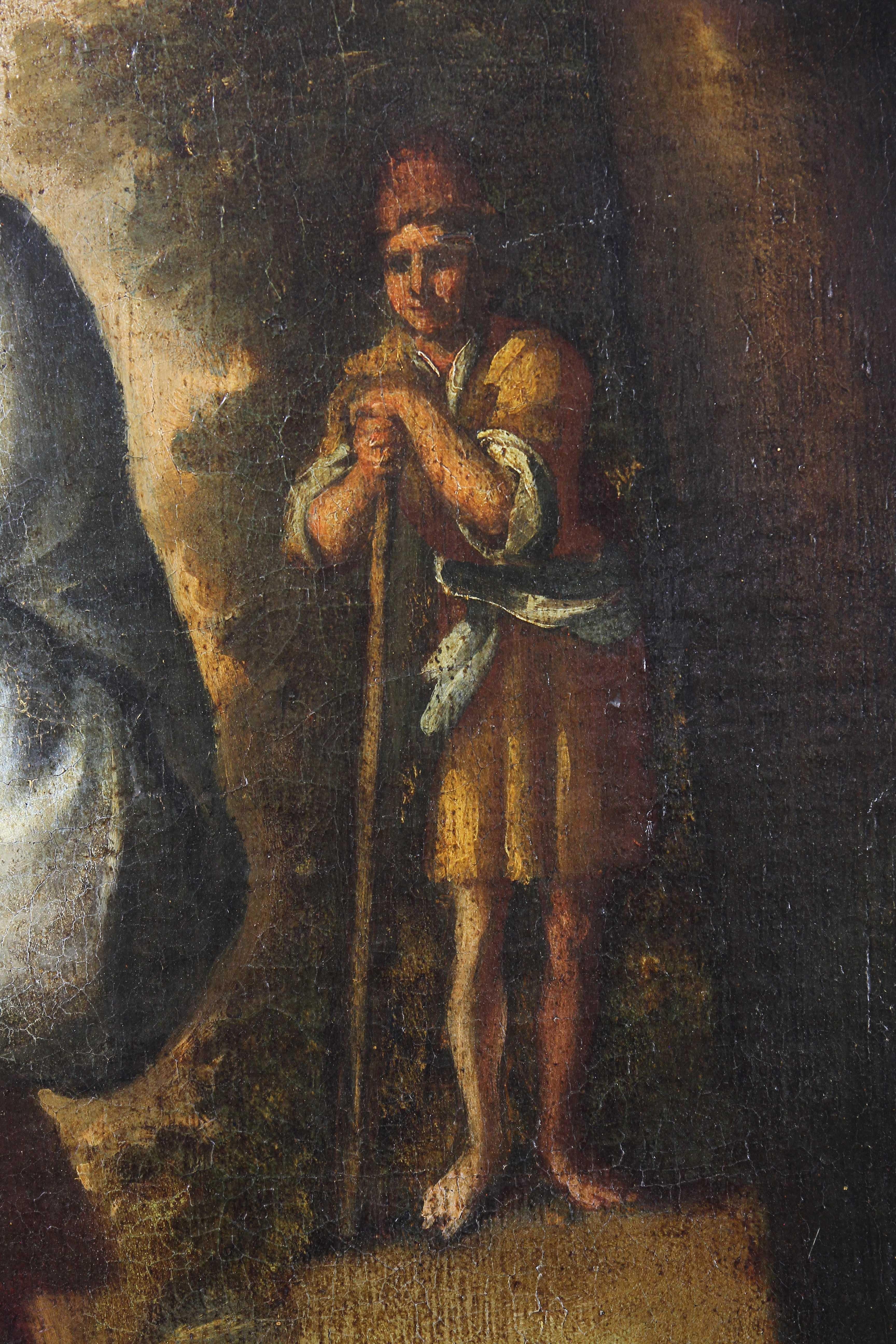 Large French Oil on Canvas of Diana The Huntress Bathing with Actaeon 2