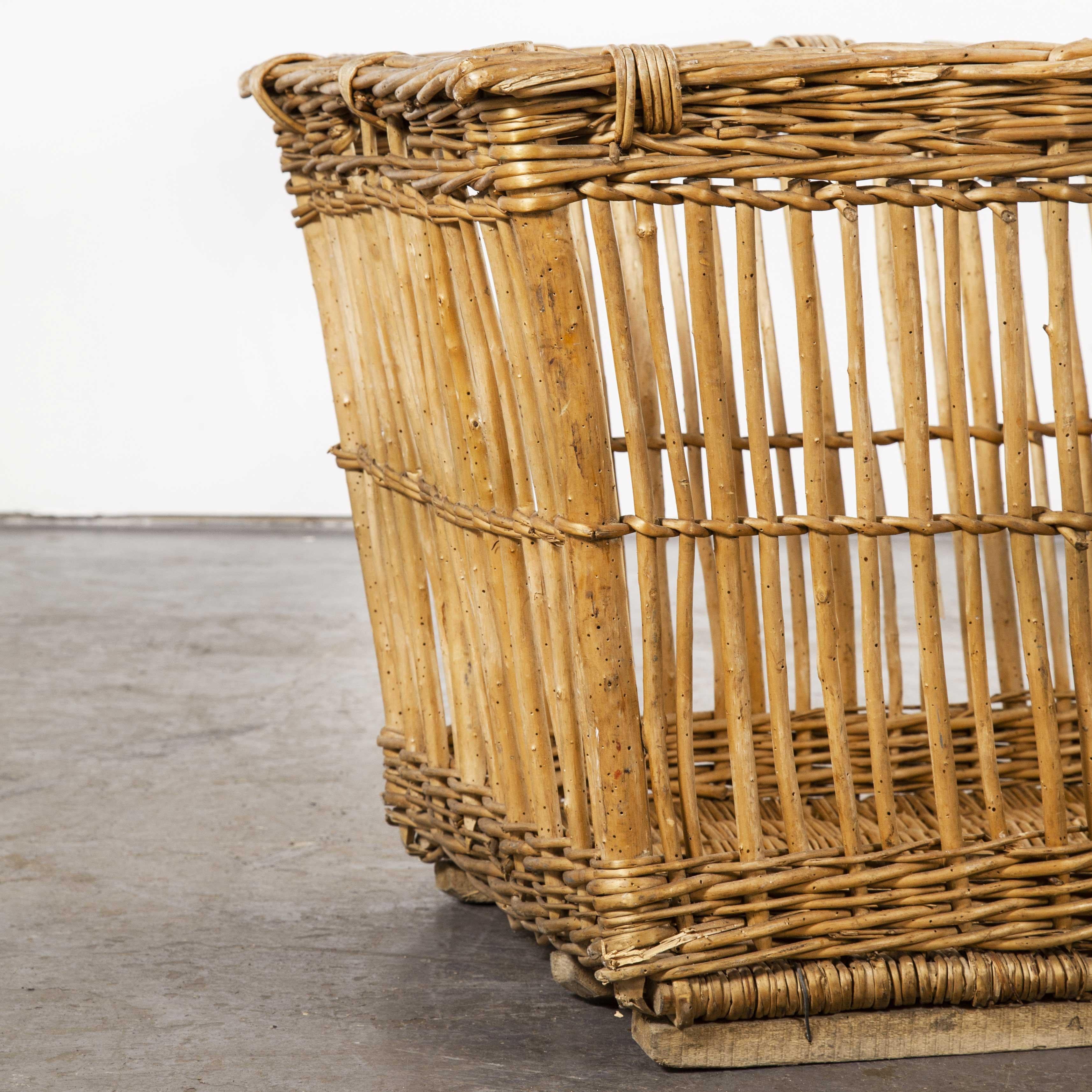 french wicker laundry basket