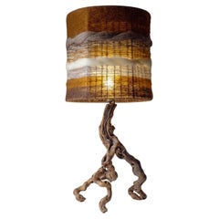 Large French Organic Table Lamp, 1970s
