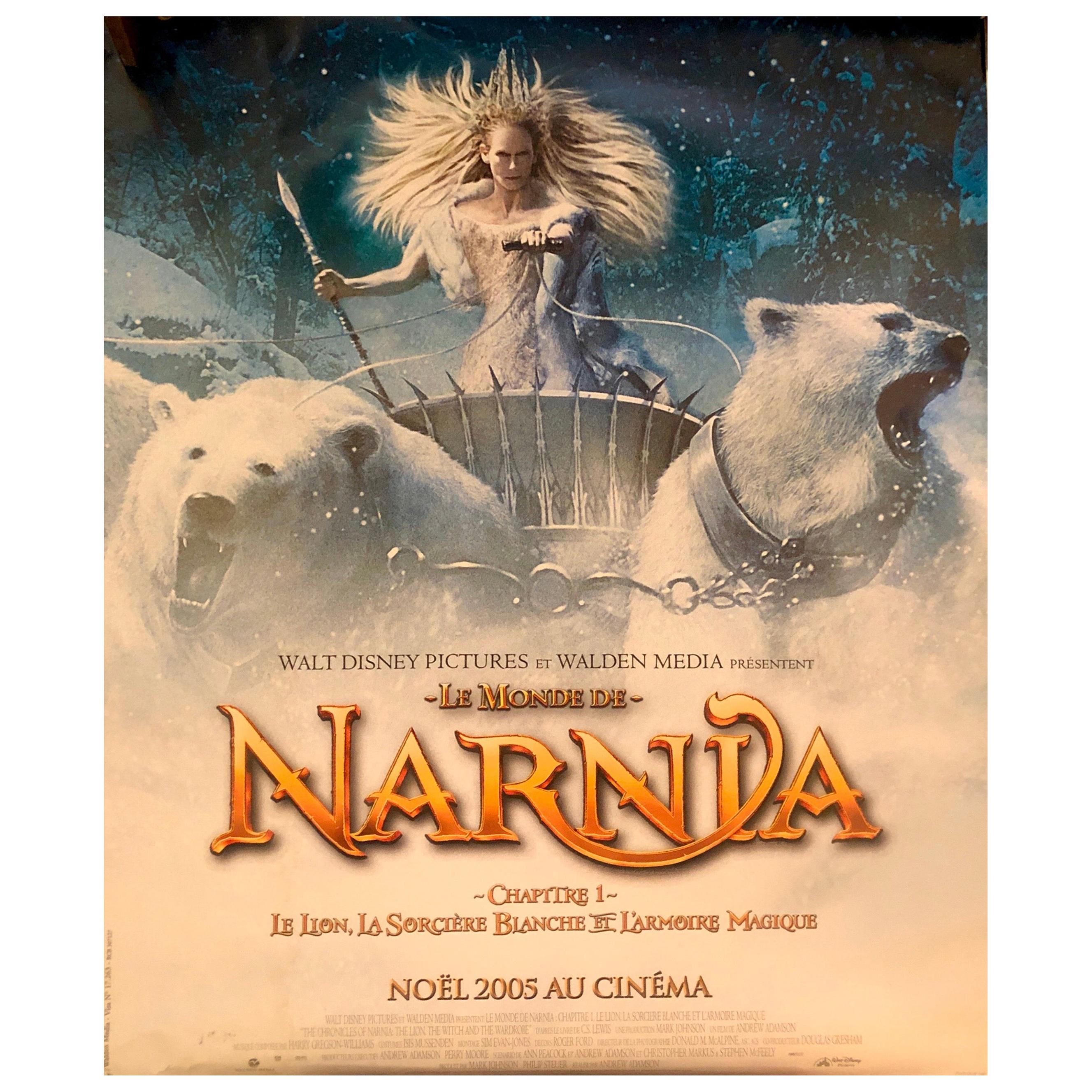 Large French Original Movie Poster "Le Monde De Narnia", 2005