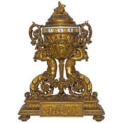 Large French Ormolu Rotary Clock After a Model by Jean-Francois Forty