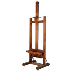 Large French Painter's Display Easel