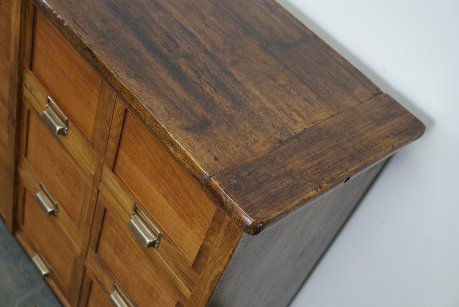 Large French Pine / Oak Apothecary Cabinet, 1950s 4