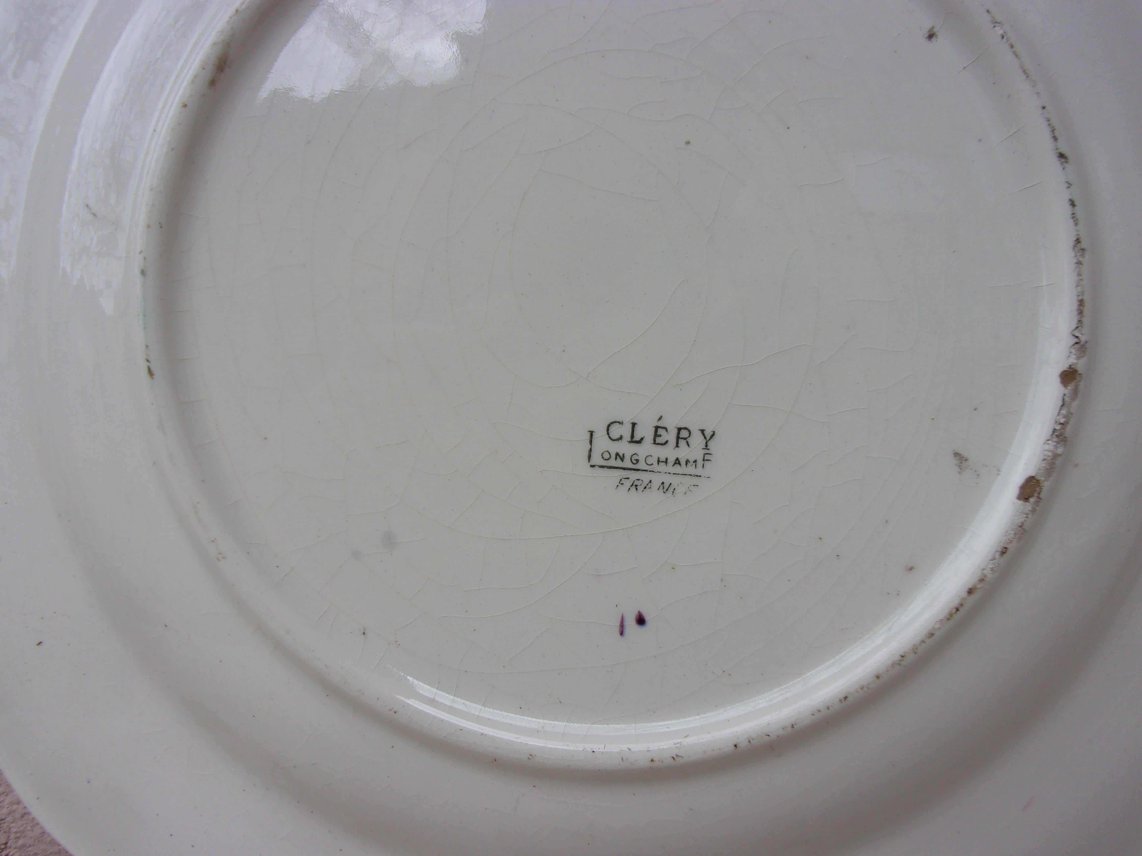 assiette longchamp ancienne