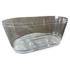 Large French Plexiglass Louis Roederer Champagne Cooler
