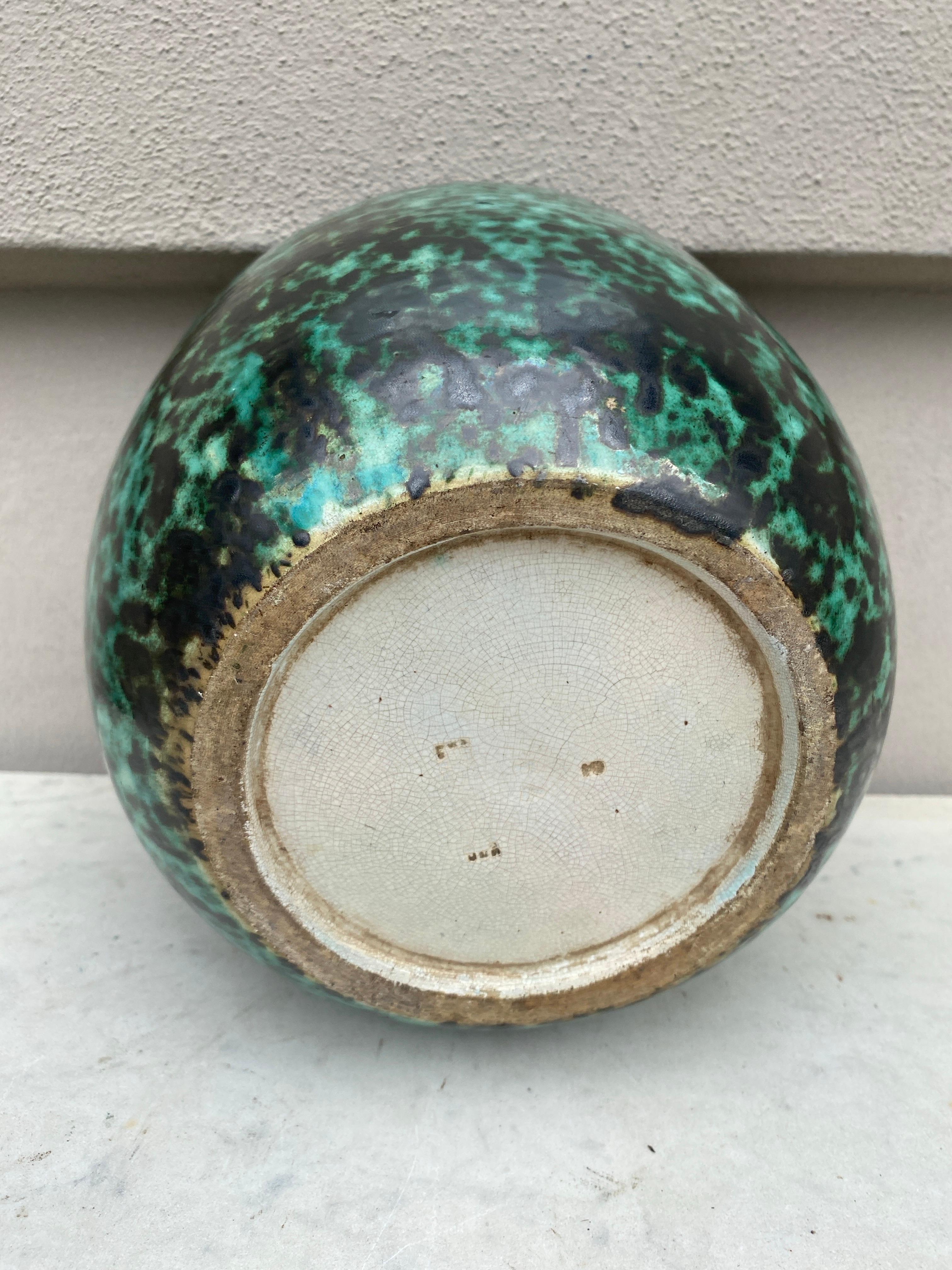Gran jarrón de cerámica francesa, circa 1930 en venta 1