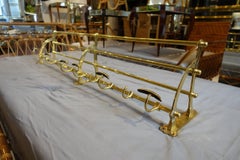 Large French Quality Hat Shelf/Coat Hooks