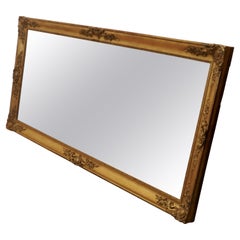 Large French Rectangular Gilt Mirror