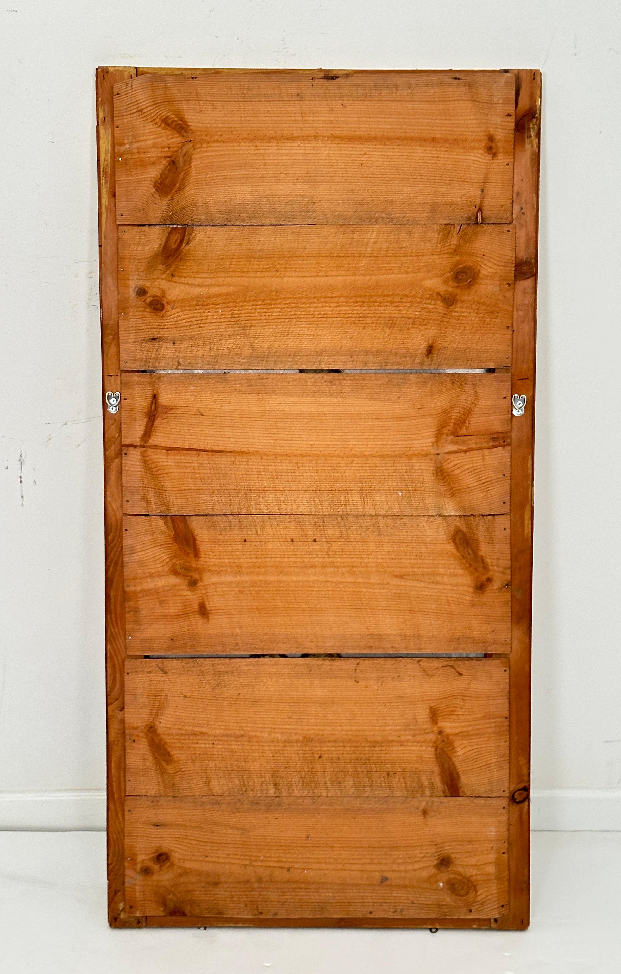Large French Rectangular Gilt Wall Mirror (52 1/4 x 26 1/4) For Sale 2
