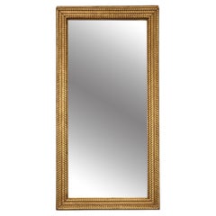 Large French Rectangular Gilt Wall Mirror (52 1/4 x 26 1/4)