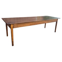 Large French Refrectory Farmhouse Kitchen Dining Table
