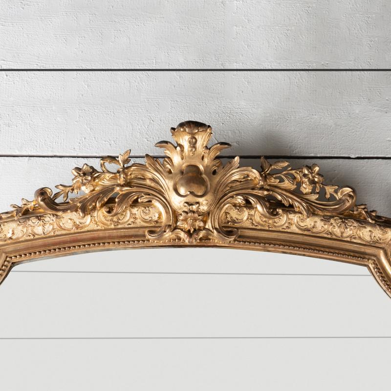 Napoleon III Large French Regency-style mirror, 19th century H. 193 cm - W. 122 cm