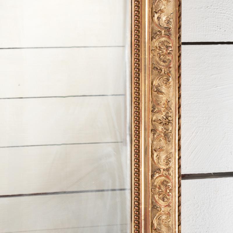 Large French Regency-style mirror, 19th century H. 193 cm - W. 122 cm In Good Condition In SAINT-OUEN-SUR-SEINE, FR