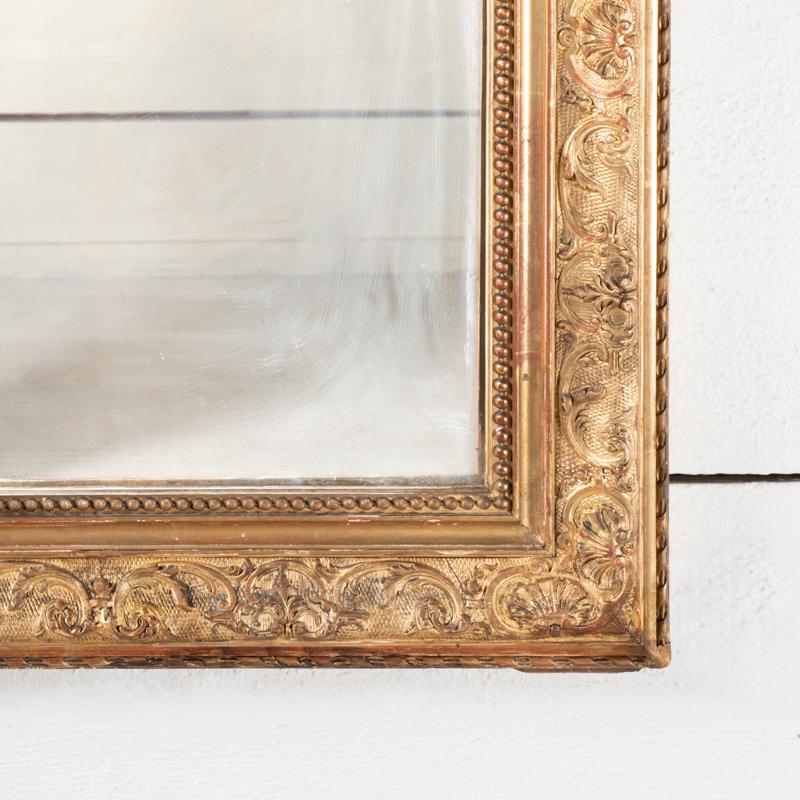 Gold Leaf Large French Regency-style mirror, 19th century H. 193 cm - W. 122 cm