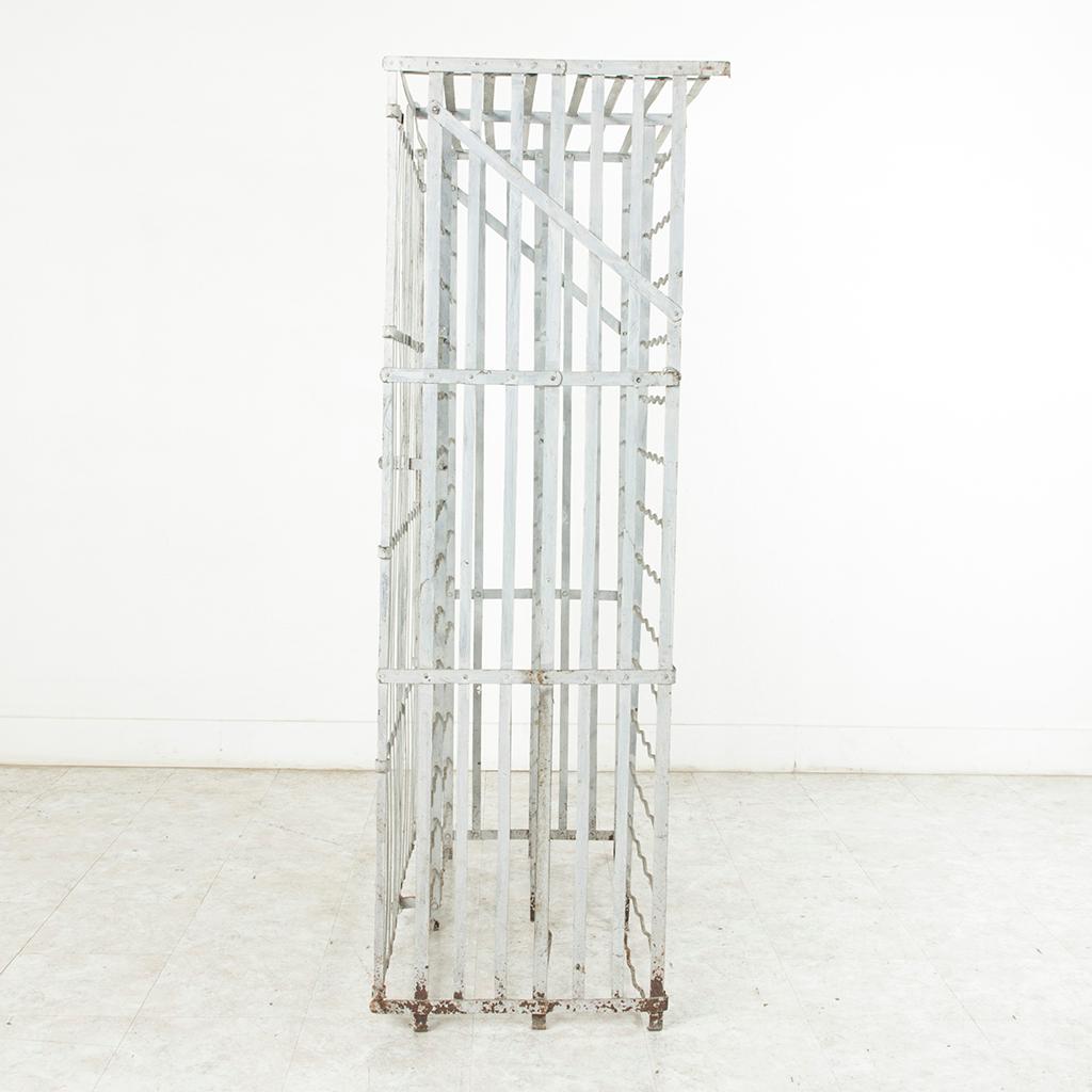 Large French Riveted Iron Wine Cage or Wine Rack for 280 Bottles, circa 1900 1