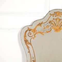 Large French Shield Mirror