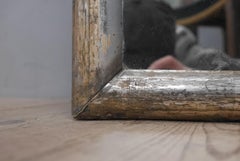 Large French Silver Gilt Bistro Mirror c1890