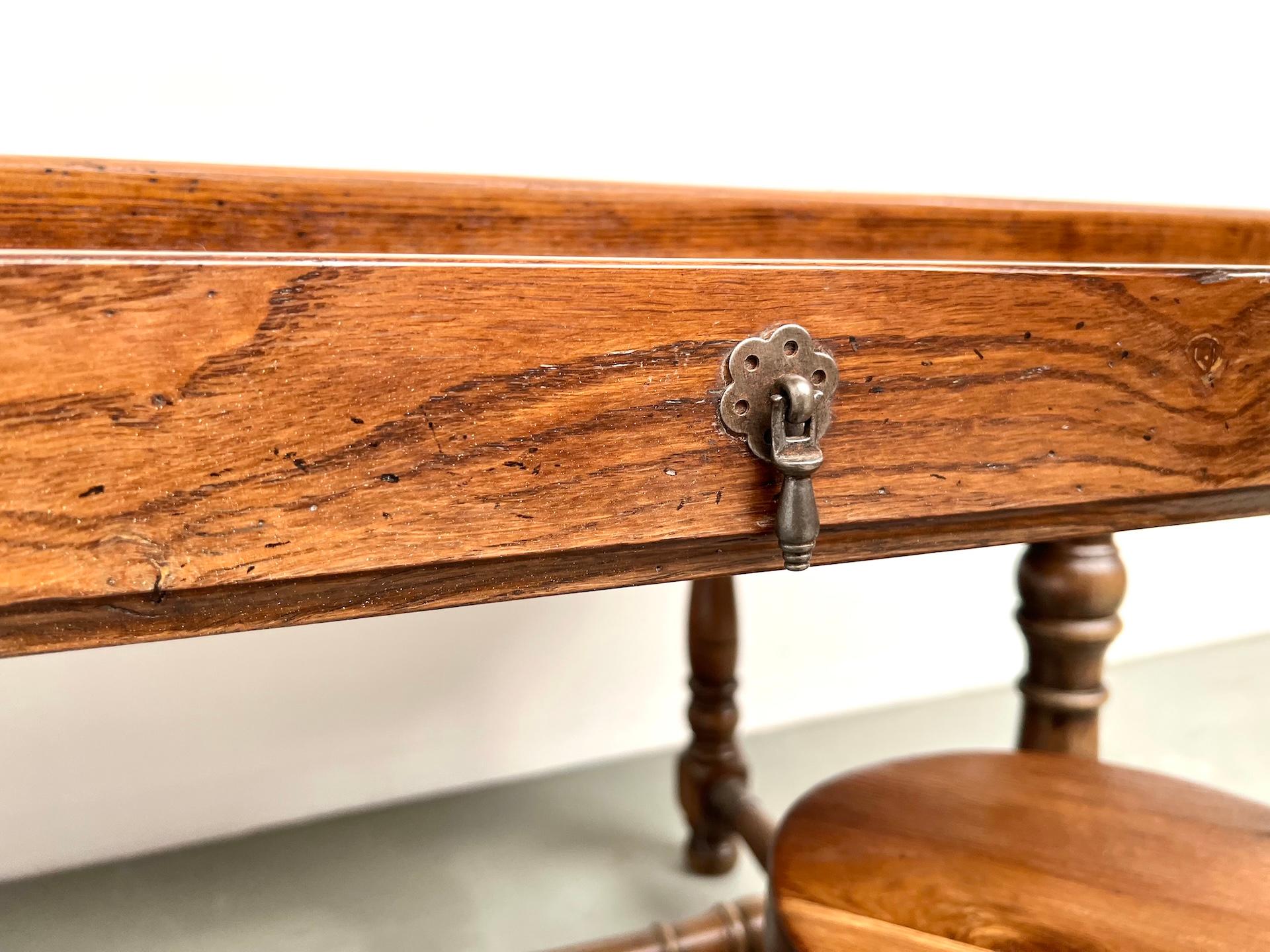 Large french solid oak table – Circa 1900Large french solid oak table – Circa 19 For Sale 1