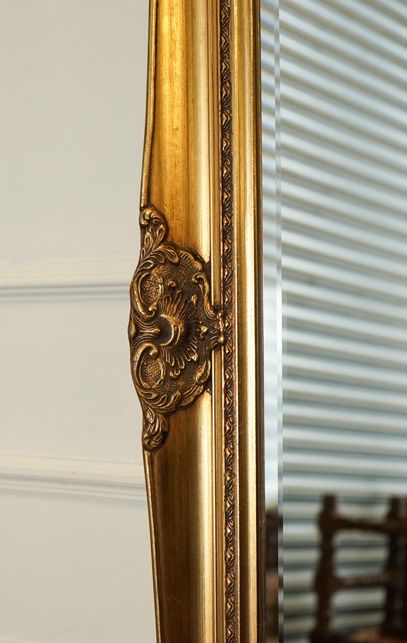GrandeORNATE CLASSIQUE DE STYLE FRANÇAIS EN OR AVEC RIRROR REGAL 138 X 77 CM en vente 2