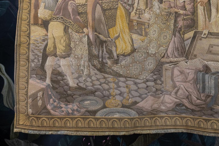 Tapisserie médiévale Corail profond - Coordonné