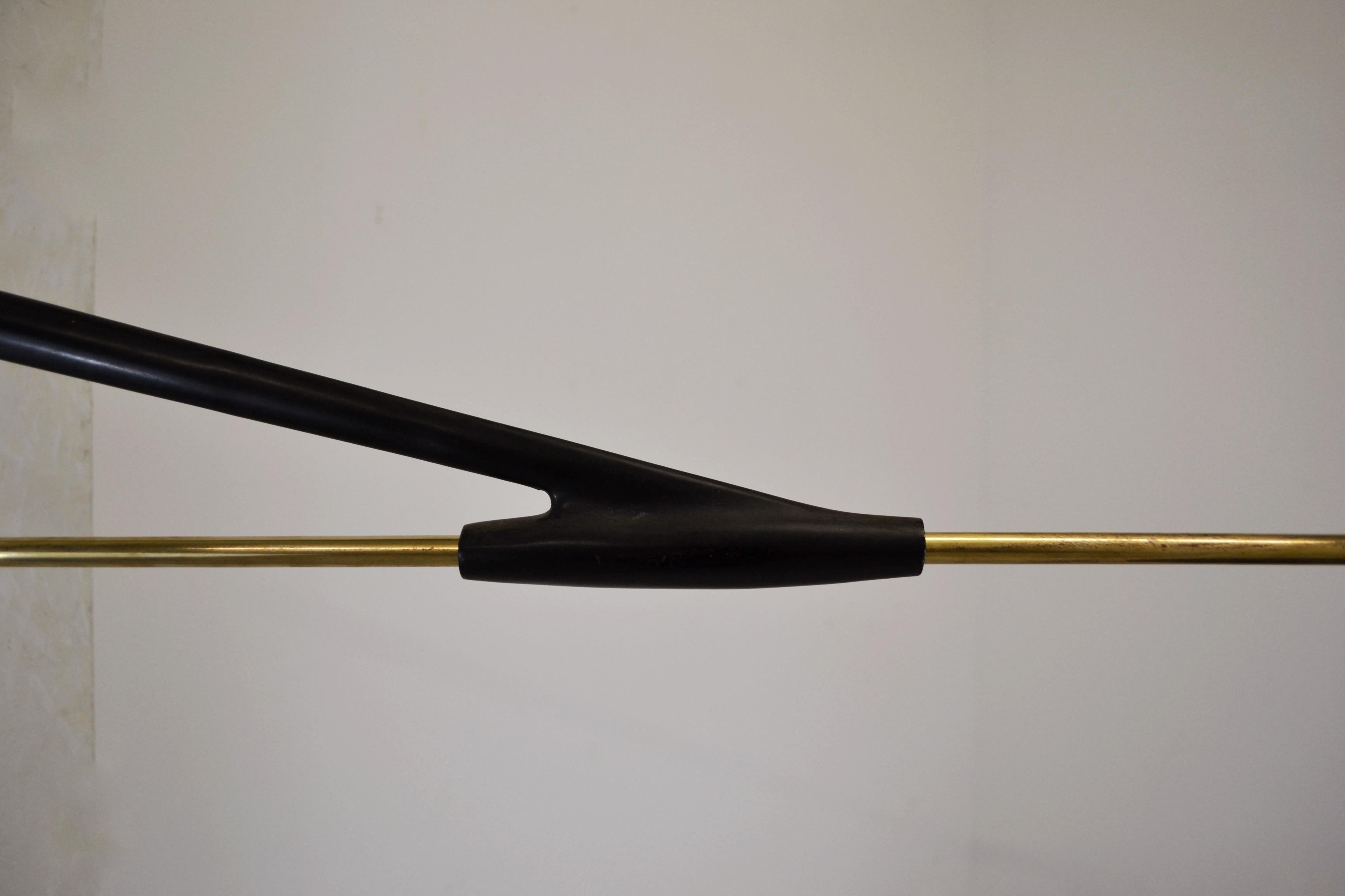Gran aplique telescópico francés de Arlus, años 50 en venta 6