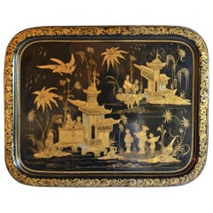 Large French Tole Tray