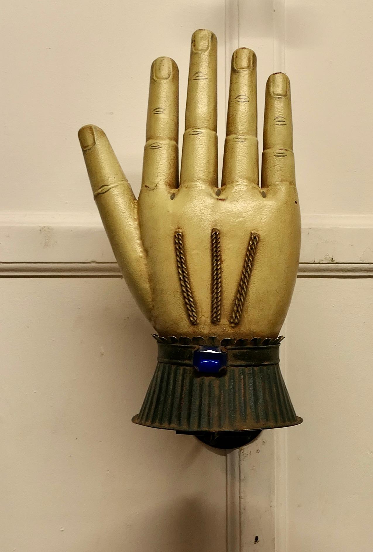 Large French Toleware Glove Maker’s Shop Trade Sign


This is a very rare piece it is in good condition and has a new blacksmith made wall bracket, the bracket is copy of the original and allows the ‘Glove” to be hung on the wall in various