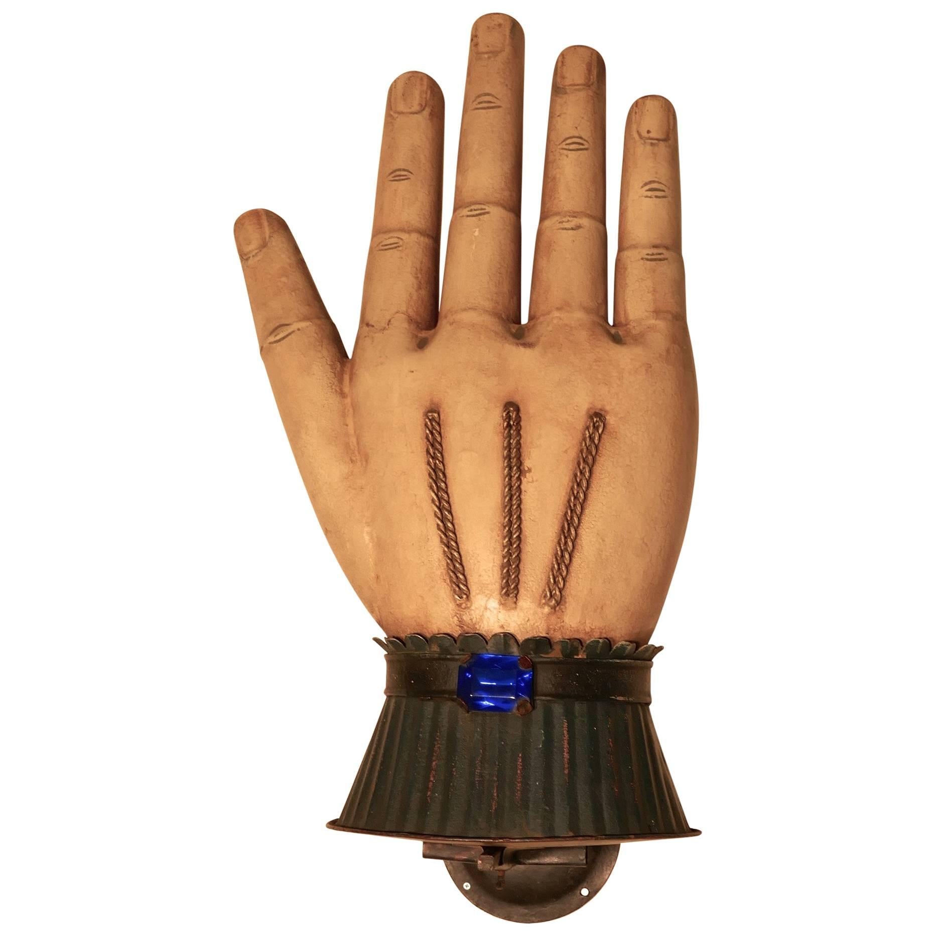 Large French Toleware Glove Maker’s Shop Trade Sign