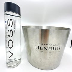 Large French Vintage Champagne Henriot Multi Bottle Metal Champagne Bucket