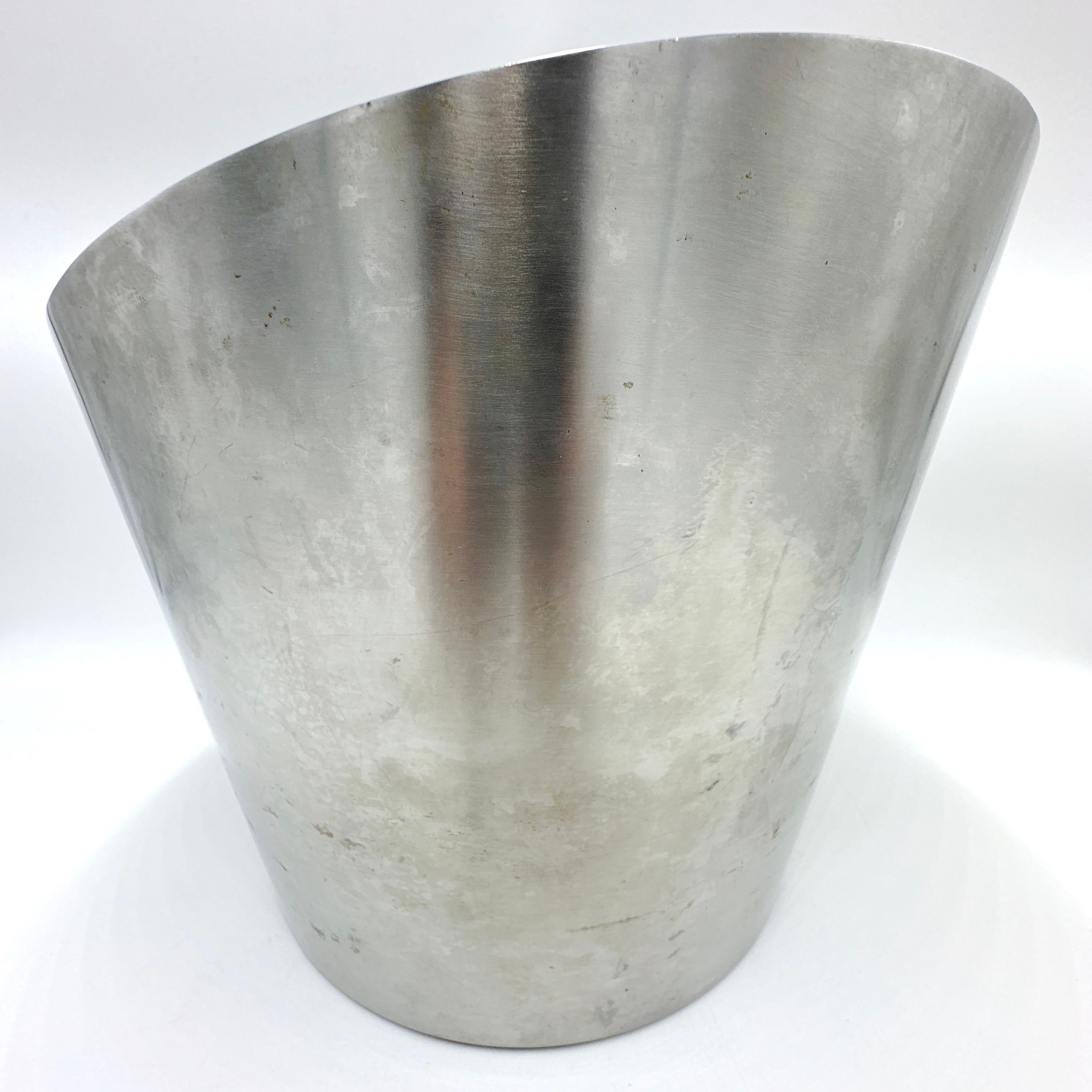 Contemporary Large French Vintage Champagne Henriot Multi Bottle Metal Champagne Bucket
