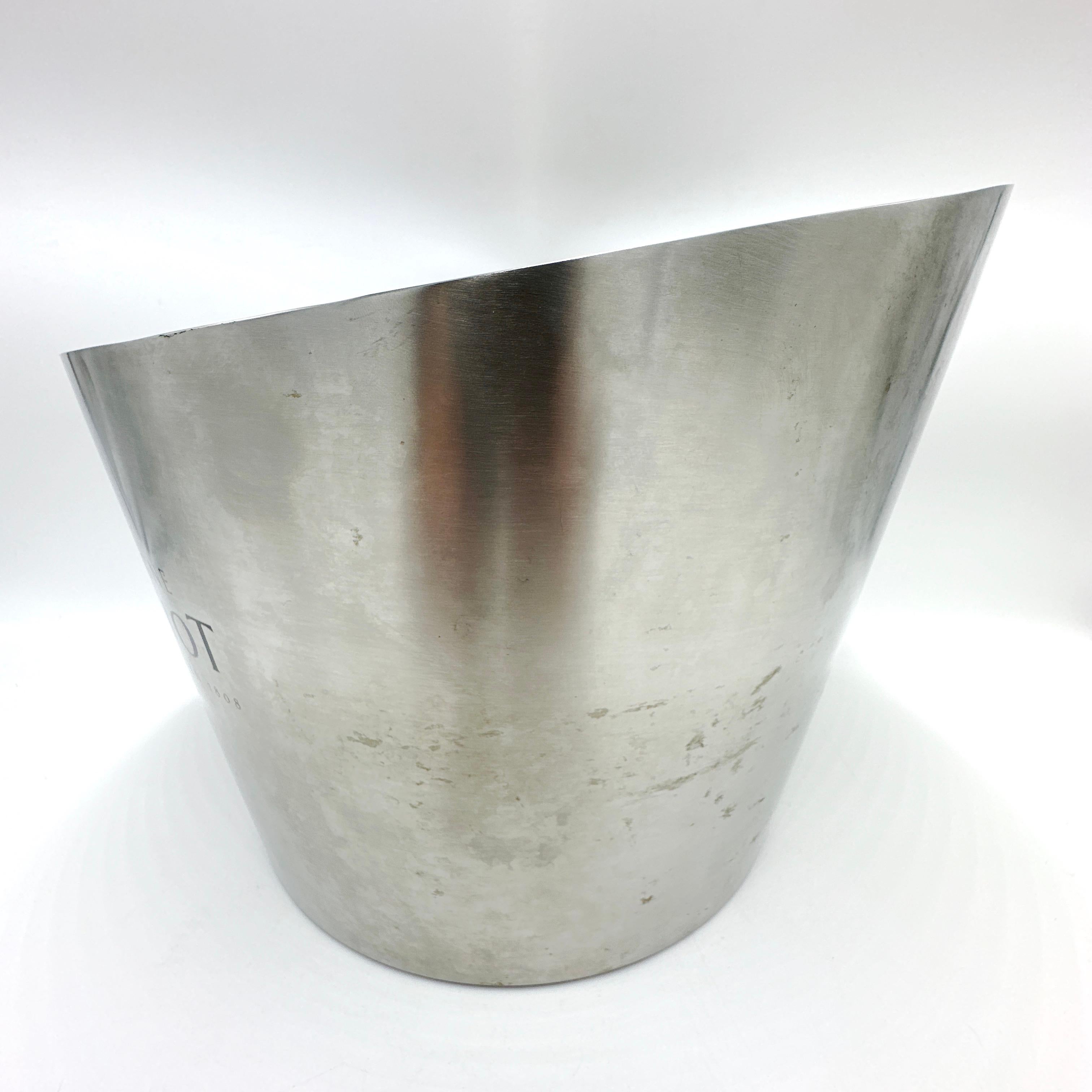 Large French Vintage Champagne Henriot Multi Bottle Metal Champagne Bucket 1