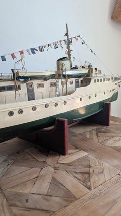 Large French Vintage Meccanaval "Wandera" Yacht Model, circa 1960